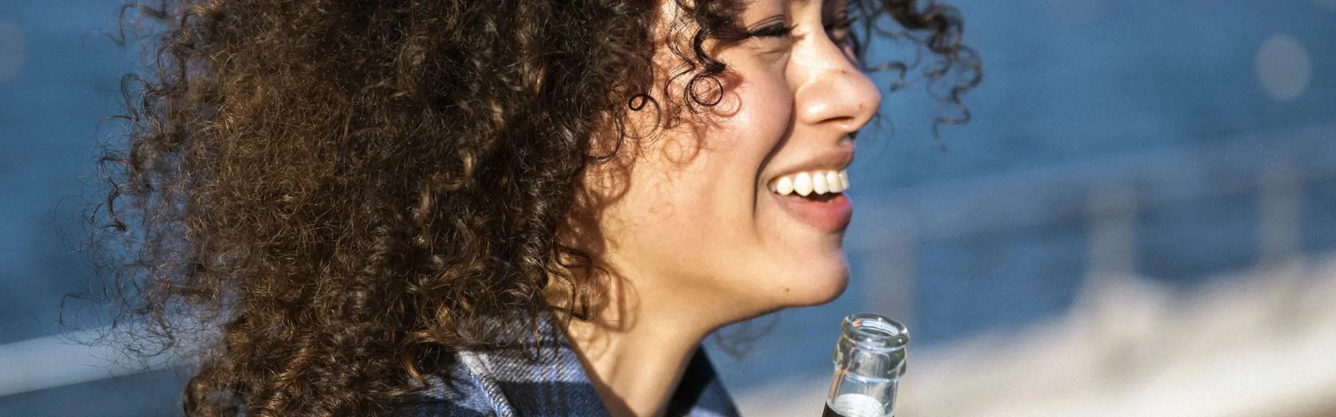 Young woman with soda