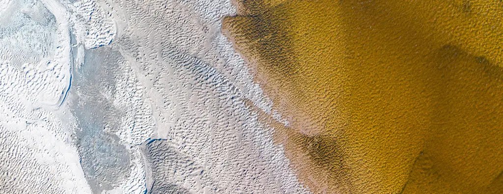 Detail image of a piece of an abstract painting